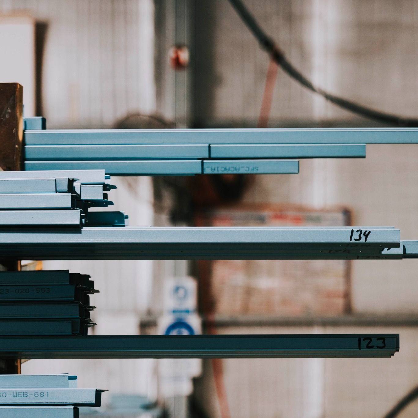 A Stack of Metal Bars — Steel Frame Company In Lithgow, NSW