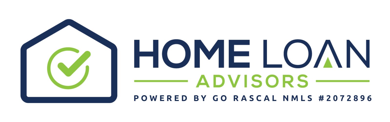 The home loan advisors logo is powered by mortgage nerds llc.