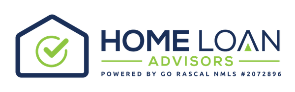 The home loan advisors logo is powered by mortgage nerds llc.