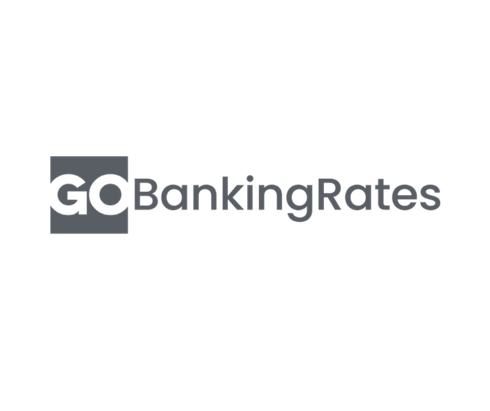 GO Banking Rates logo in gray, featuring "GO" in a square and "BankingRates" next to it.