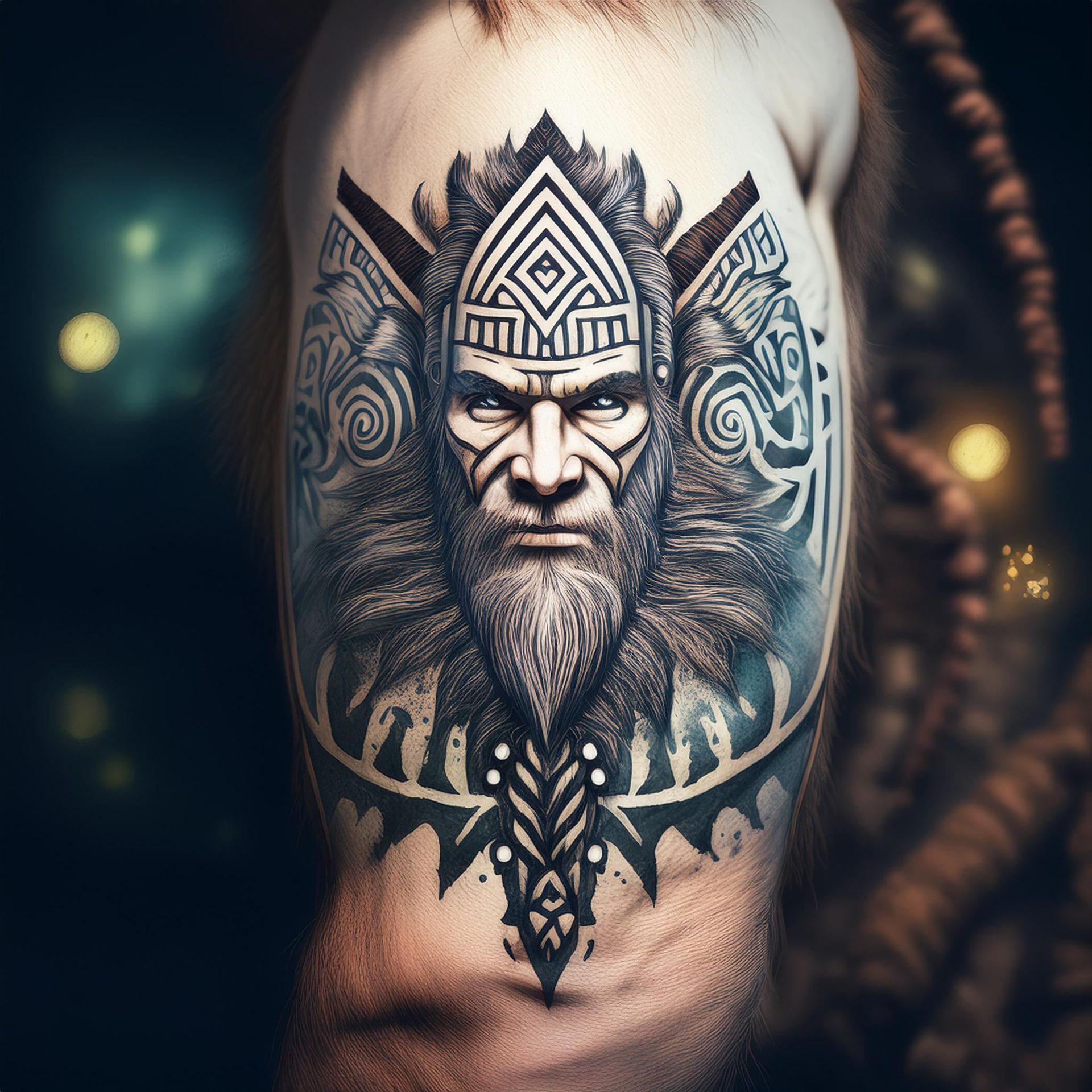 Neolithic Caveman Tattoo