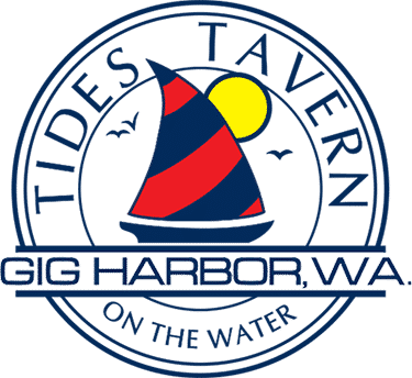 A logo for the tide tavern in gig harbor wa