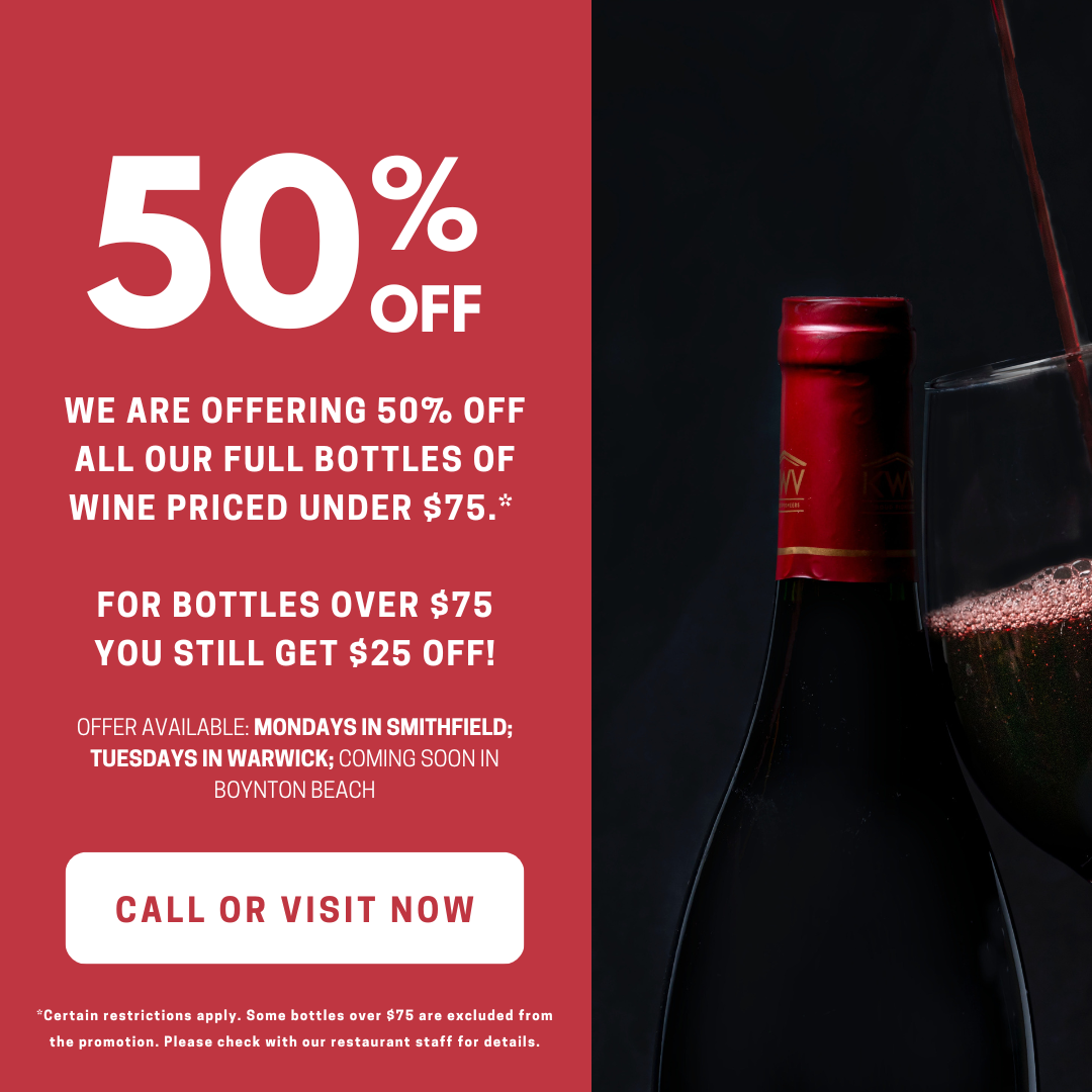 50% Off Wines Under 75