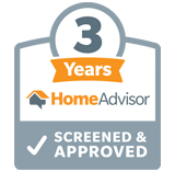 HomeAdvisor 3 Years Screened & Approved