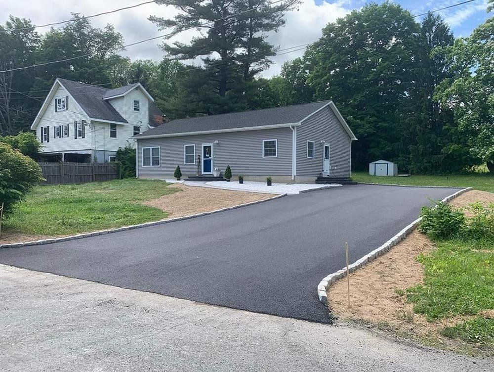 House with Driveway — Pine Bush, NY — Creative Touch Landscaping & Home Improvement Inc.