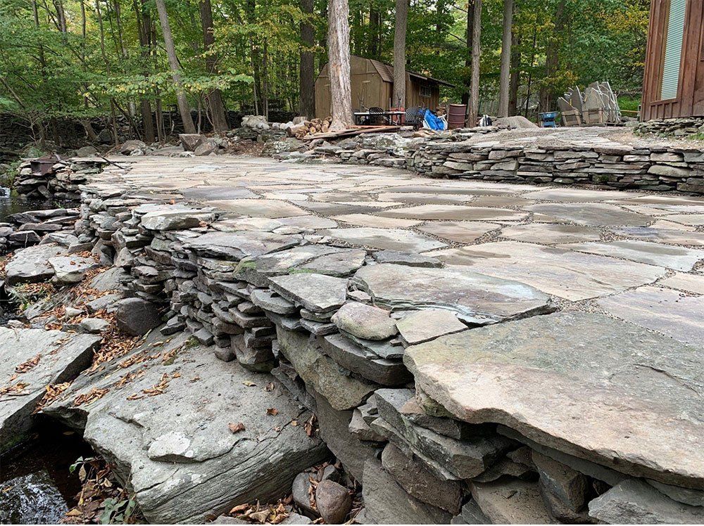Stone Patio — Yankee Lake, NY — Creative Touch Landscaping & Supply