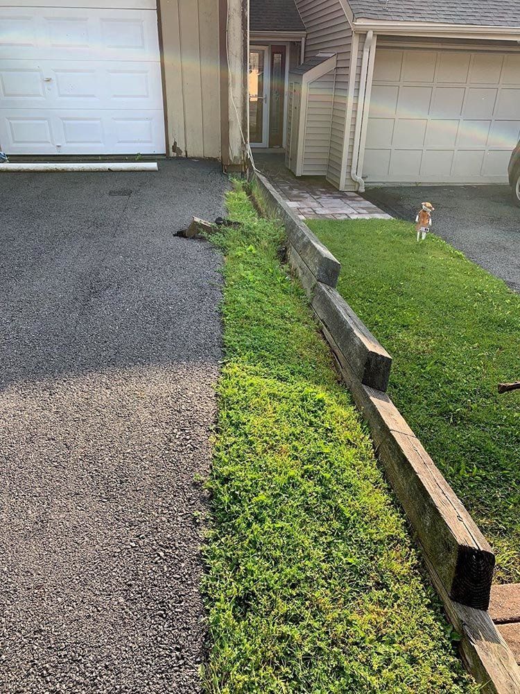 Residential House Retaining Wall — Pine Bush, NY — Creative Touch Landscaping & Home Improvement Inc.