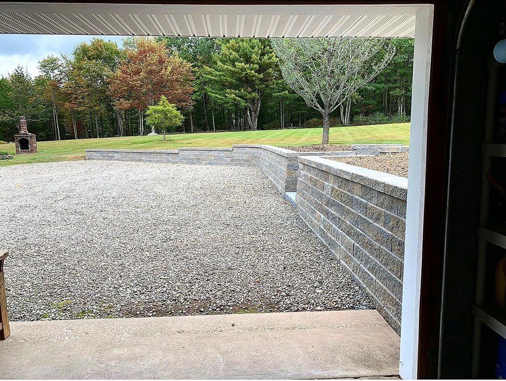 After Wood Retaining Wall Replacement — Pine Bush, NY — Creative Touch Landscaping & Home Improvement Inc.