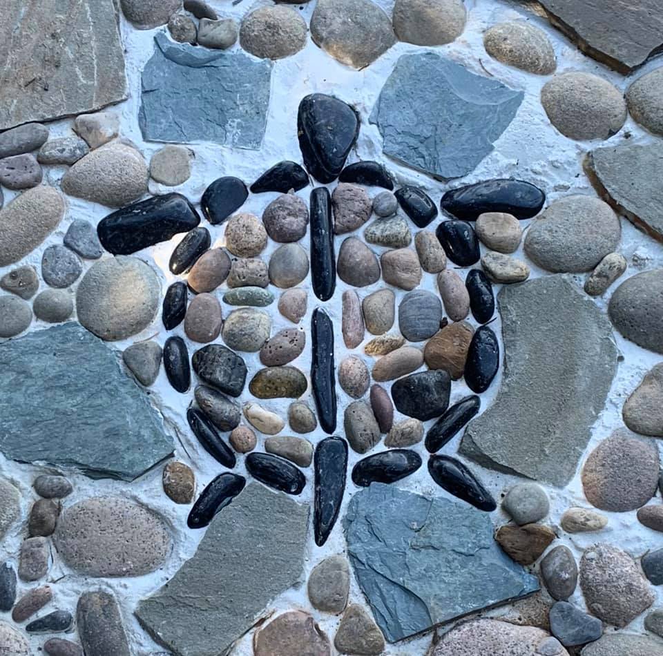 Turtle Design Stones— Greenwood Lake, NY — Creative Touch Landscaping & Supply