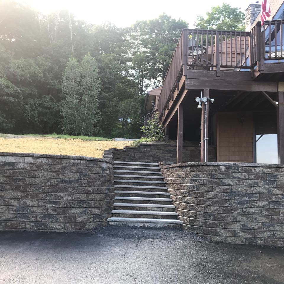 Stone Stair — Pine Bush, NY — Creative Touch Landscaping & Home Improvement Inc.