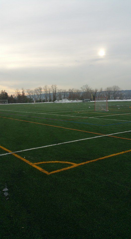Athletic Field After Snow Plowing — Pine Bush, NY — Creative Touch Landscaping & Home Improvement Inc.