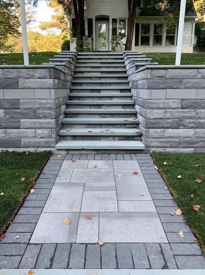 House with Stair— Pine Bush, NY — Creative Touch Landscaping & Home Improvement Inc.