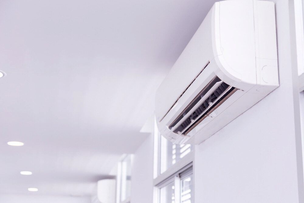 A White Air Conditioner — Great Northern Airconditioning & Mechanical Services in Berrimah, NT