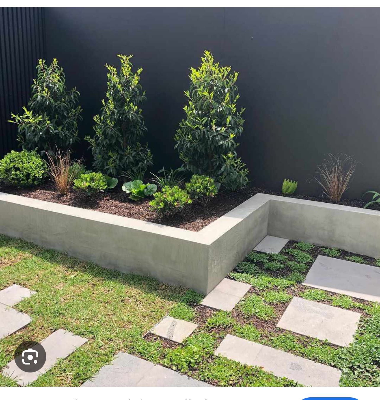 Stone Retaining Walls with Plants and Bushes — Tucker, GA — A-1 Driveway Replacement Company Stone Retaining Walls with Plants and Bushes — Tucker, GA — A-1 Driveway Replacement Company