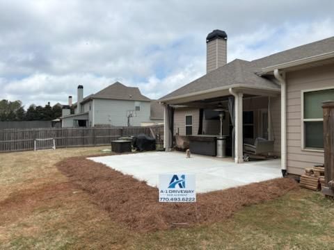 Gray Rectangular Concrete Paving Stones — Tucker, GA — A-1 Driveway Replacement Company Gray Rectangular Concrete Paving Stones — Tucker, GA — A-1 Driveway Replacement Company