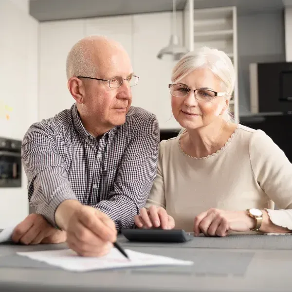An image showing a family discussing final expense insurance options.