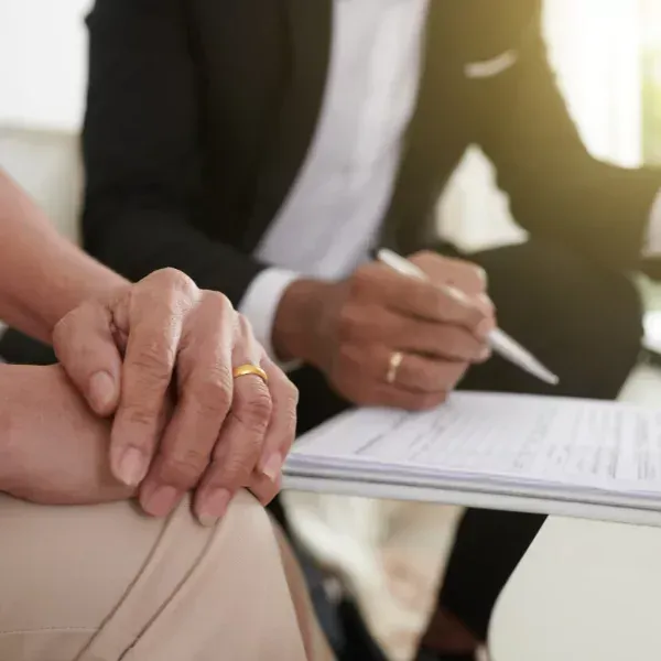 An image of a person adjusting their universal life insurance policy in Spartanburg.