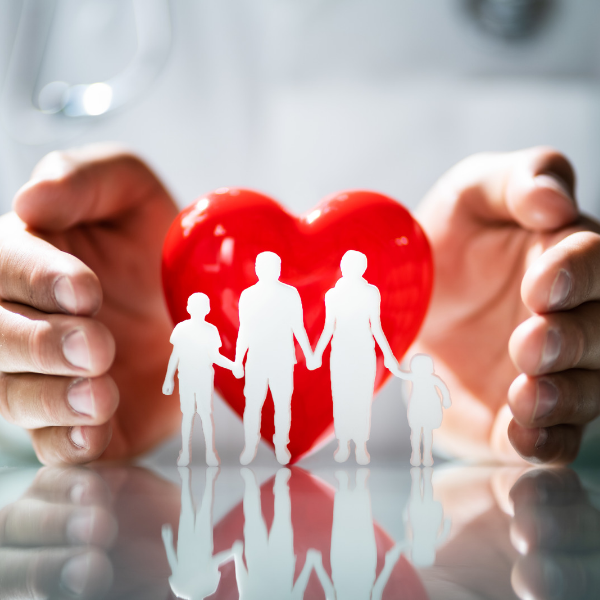 An image showing a comparison between whole and universal life insurance options.