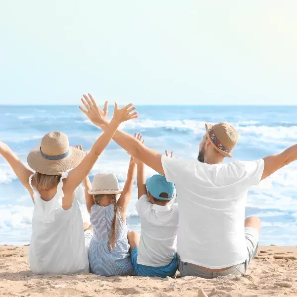 An image of a happy family in Spartanburg.