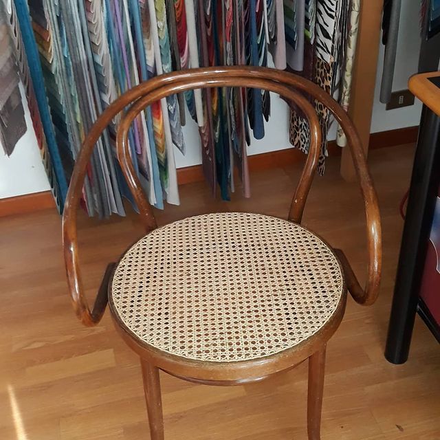 sedia di rattan