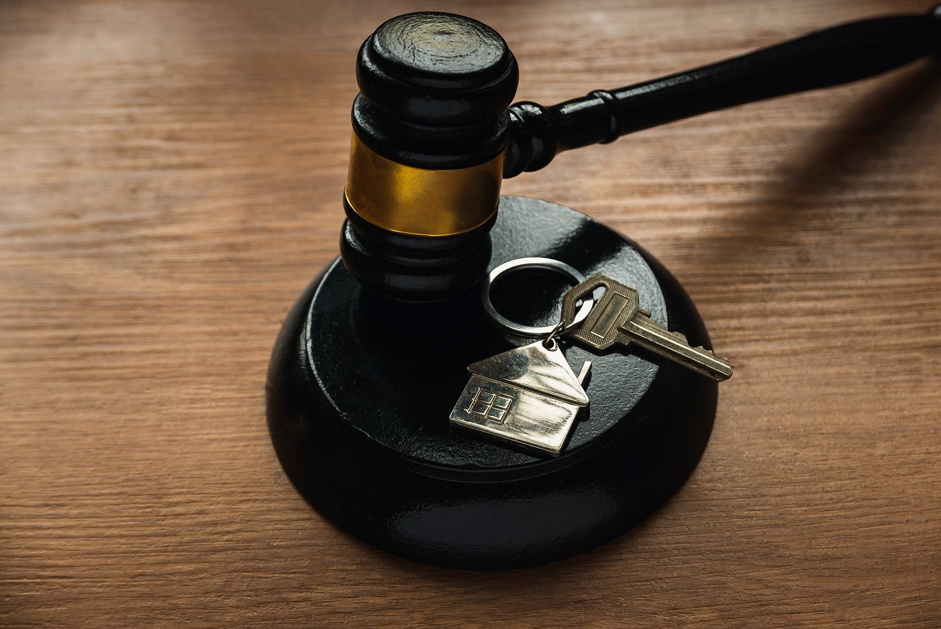 Gavel and House Key