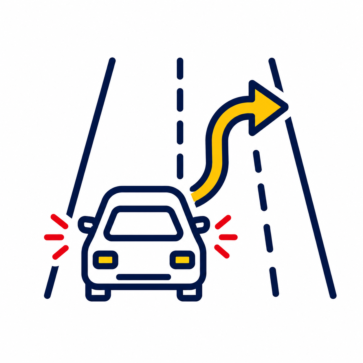 Pictogram voor rijtaken en rijprocedure binnen WRM Fase 2B