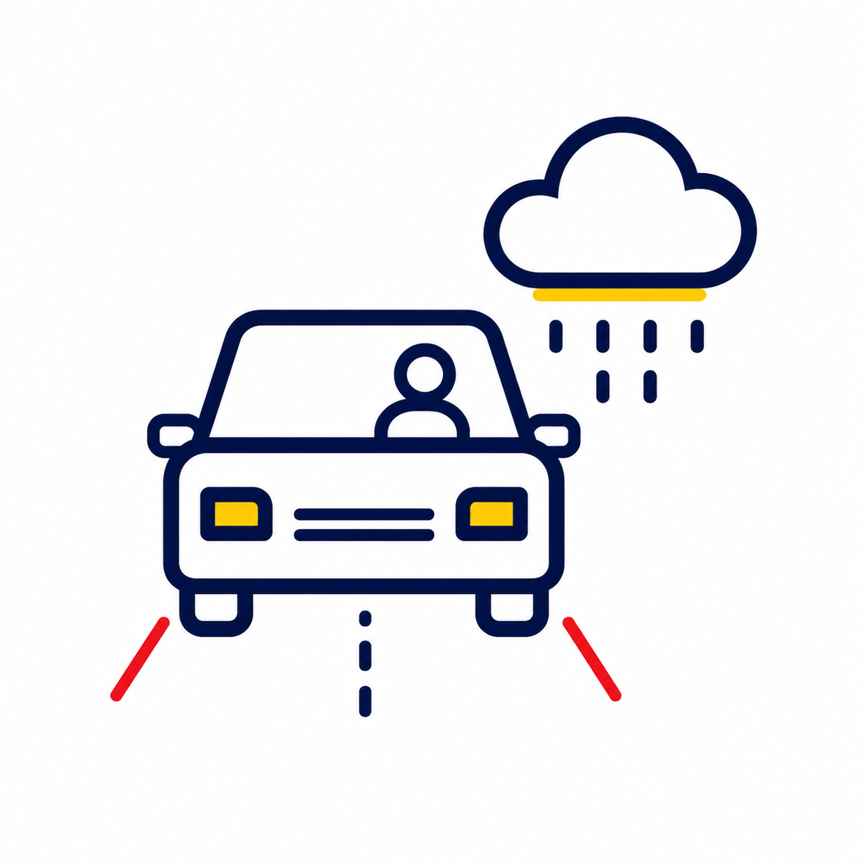 Pictogram voor mens, voertuig en omgeving binnen WRM Fase 2B