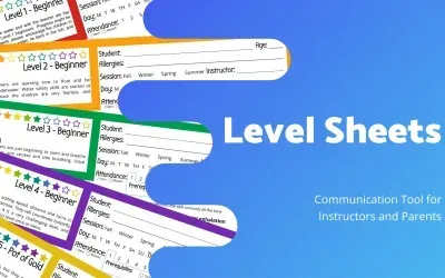 Level sheets are a communication tool for instructors and parents.