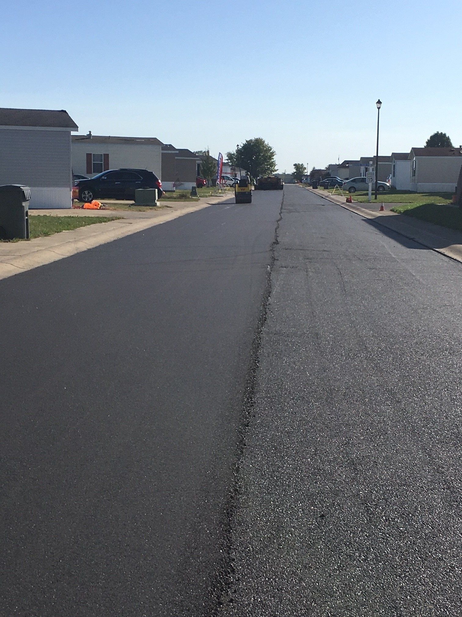 Asphalt Paver Machine — Conroe, TX — HEV Asphalt Paving Co.