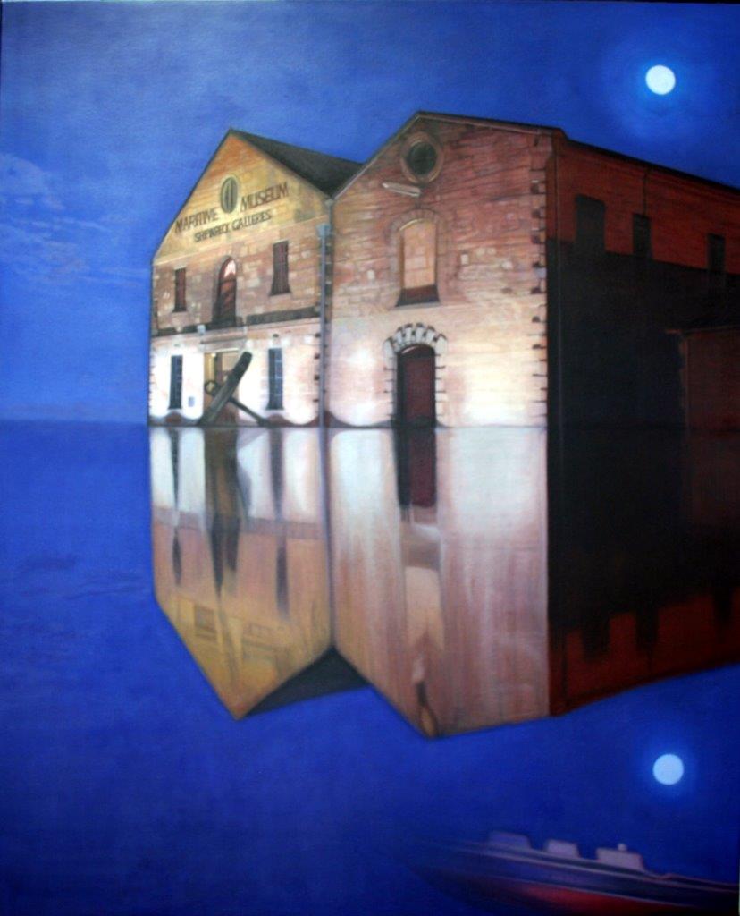 Maritime Museum  (Fremantle WA) Oil Painting Ann Hart annhart.com.au