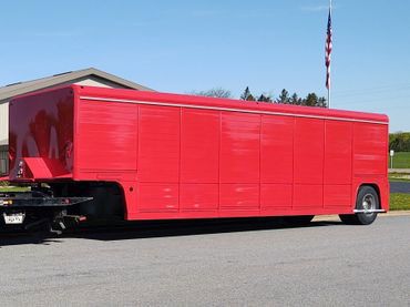 A Large Red Truck