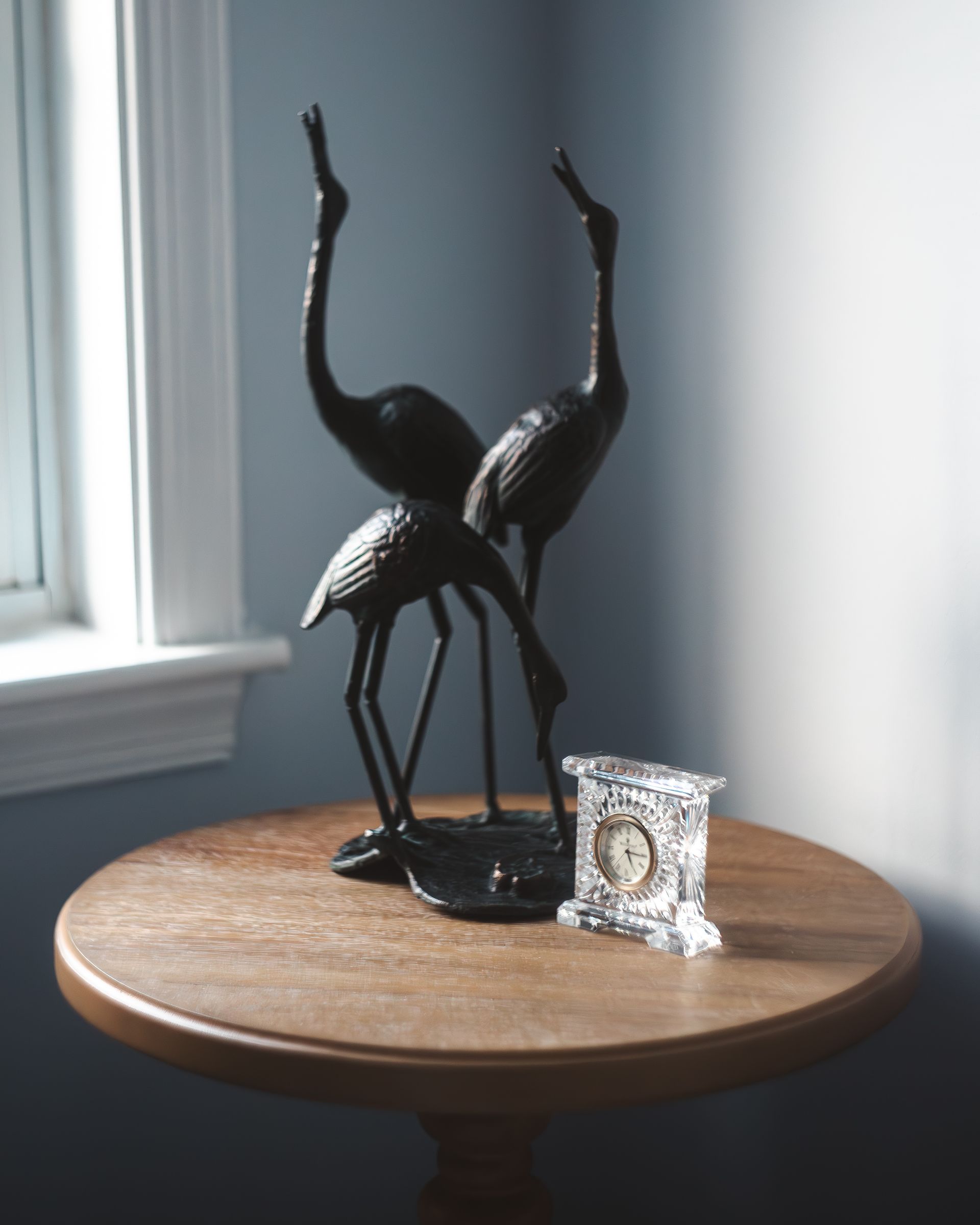 Delray Project - end table with artwork on top