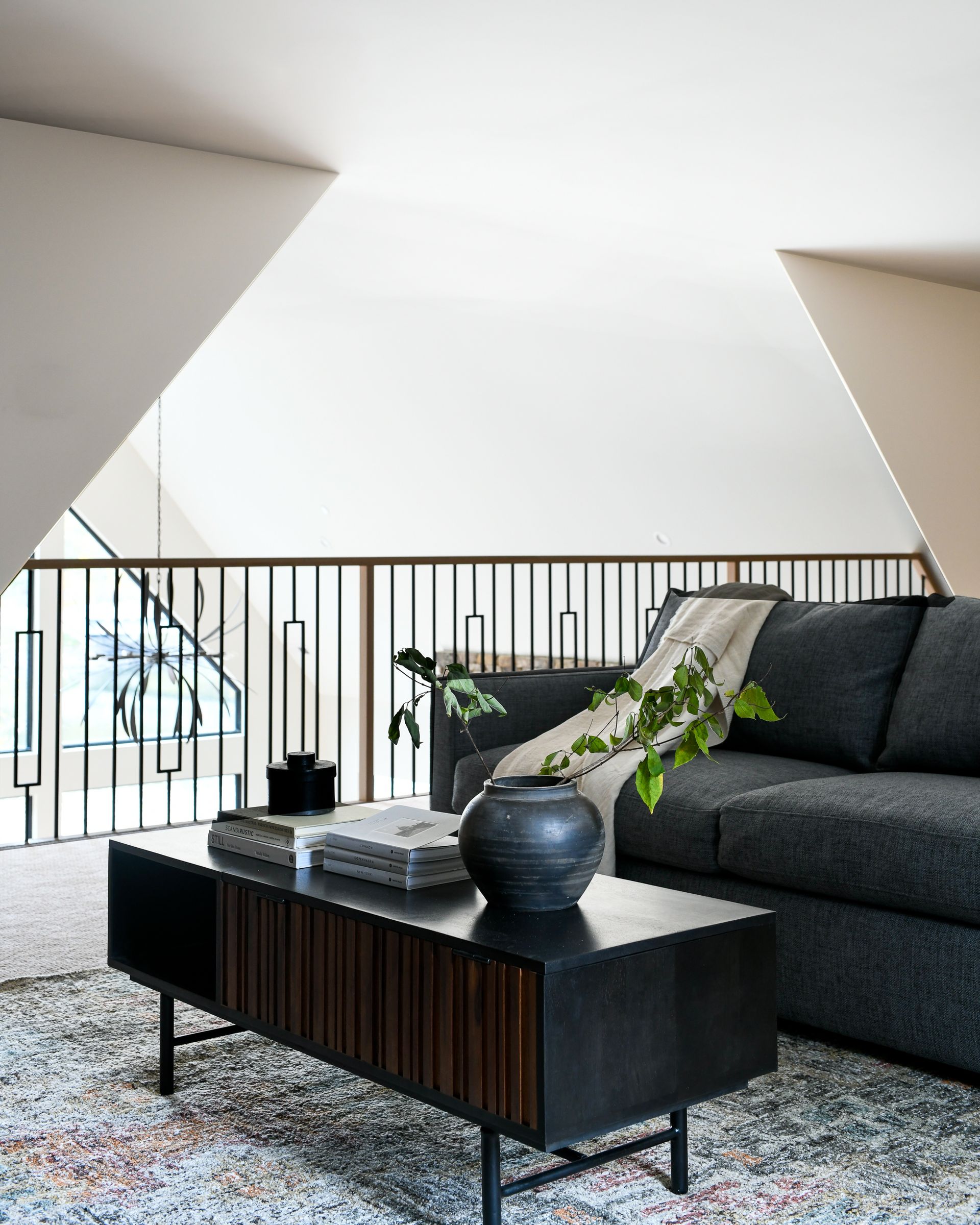 Deep Creek Project - living room with a couch and a coffee table