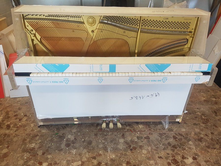 Imballaggio di un pianoforte