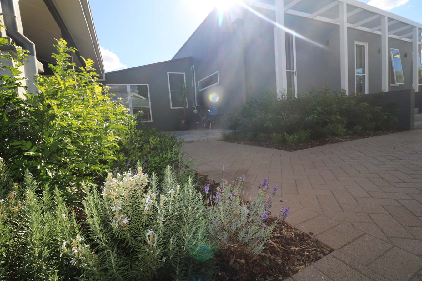 residential-landscaping pathway