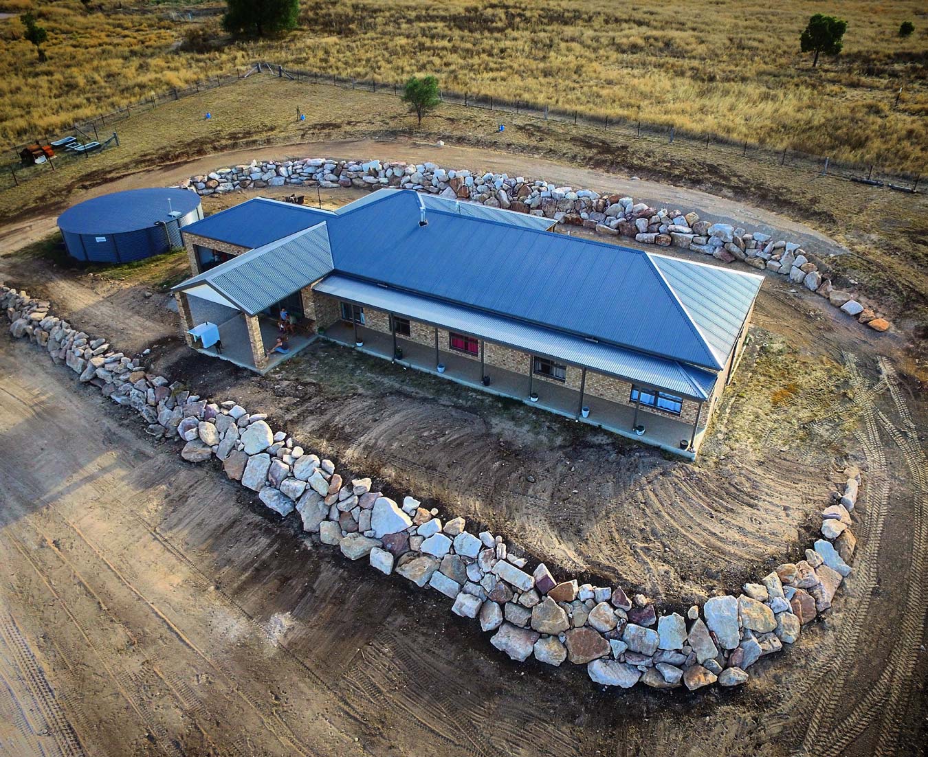 residential-landscaping aerial view
