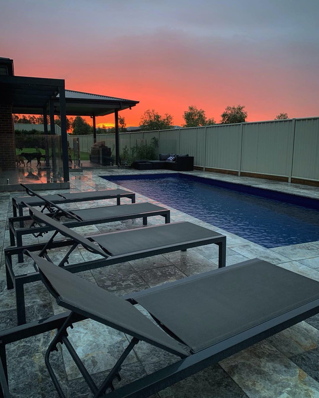 residential-landscaping sunset