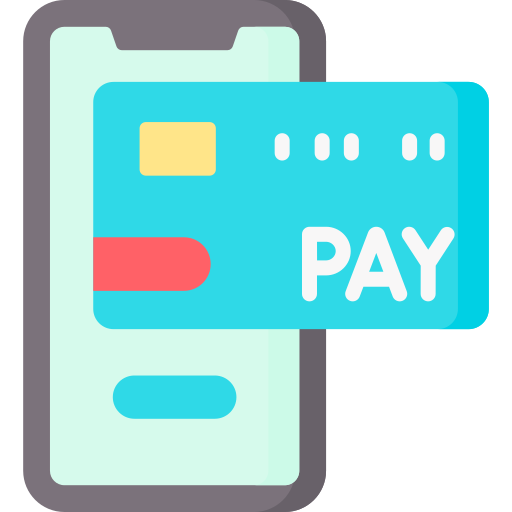Phone and credit card, payment concept.