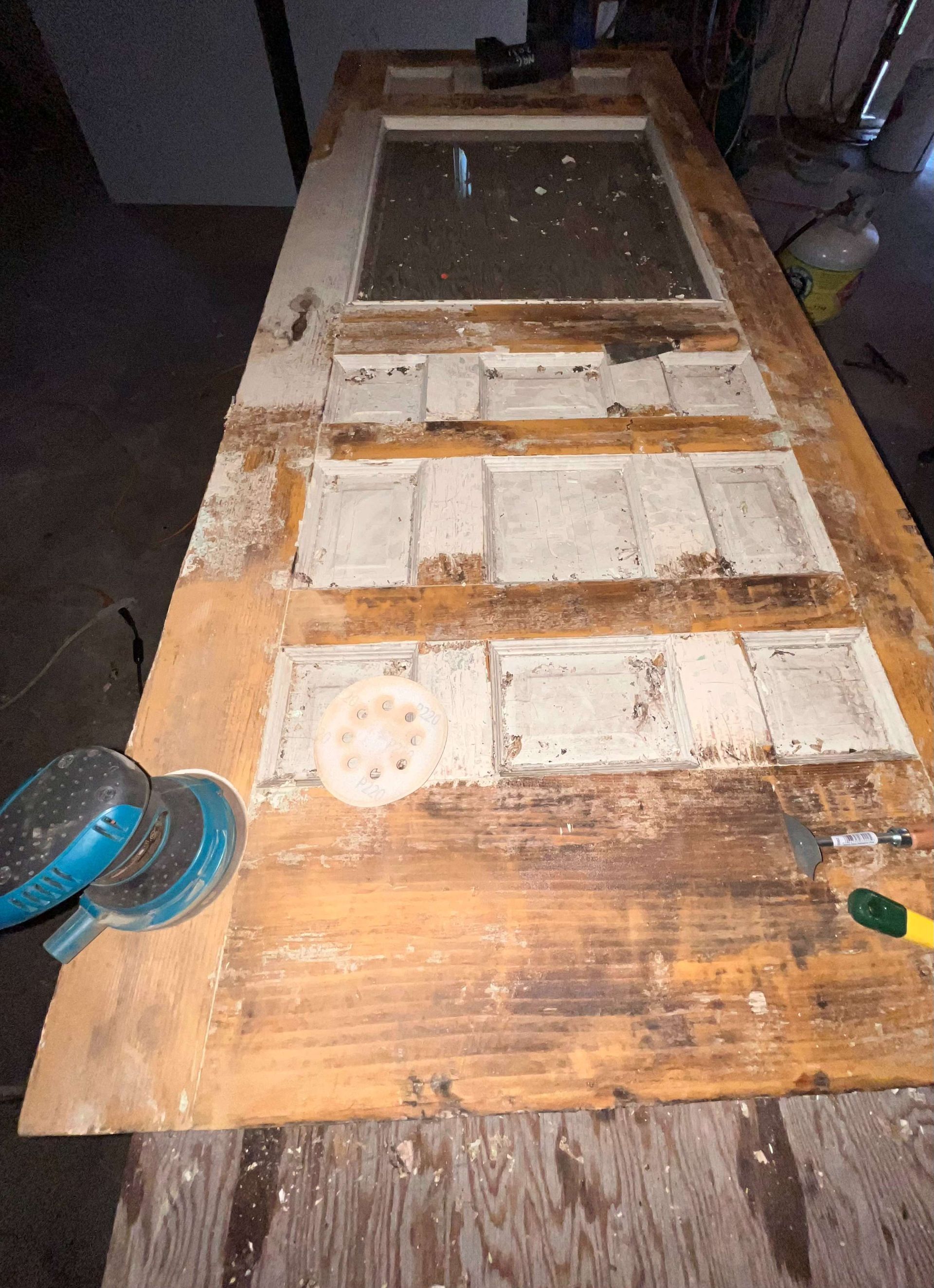 antique door (before)