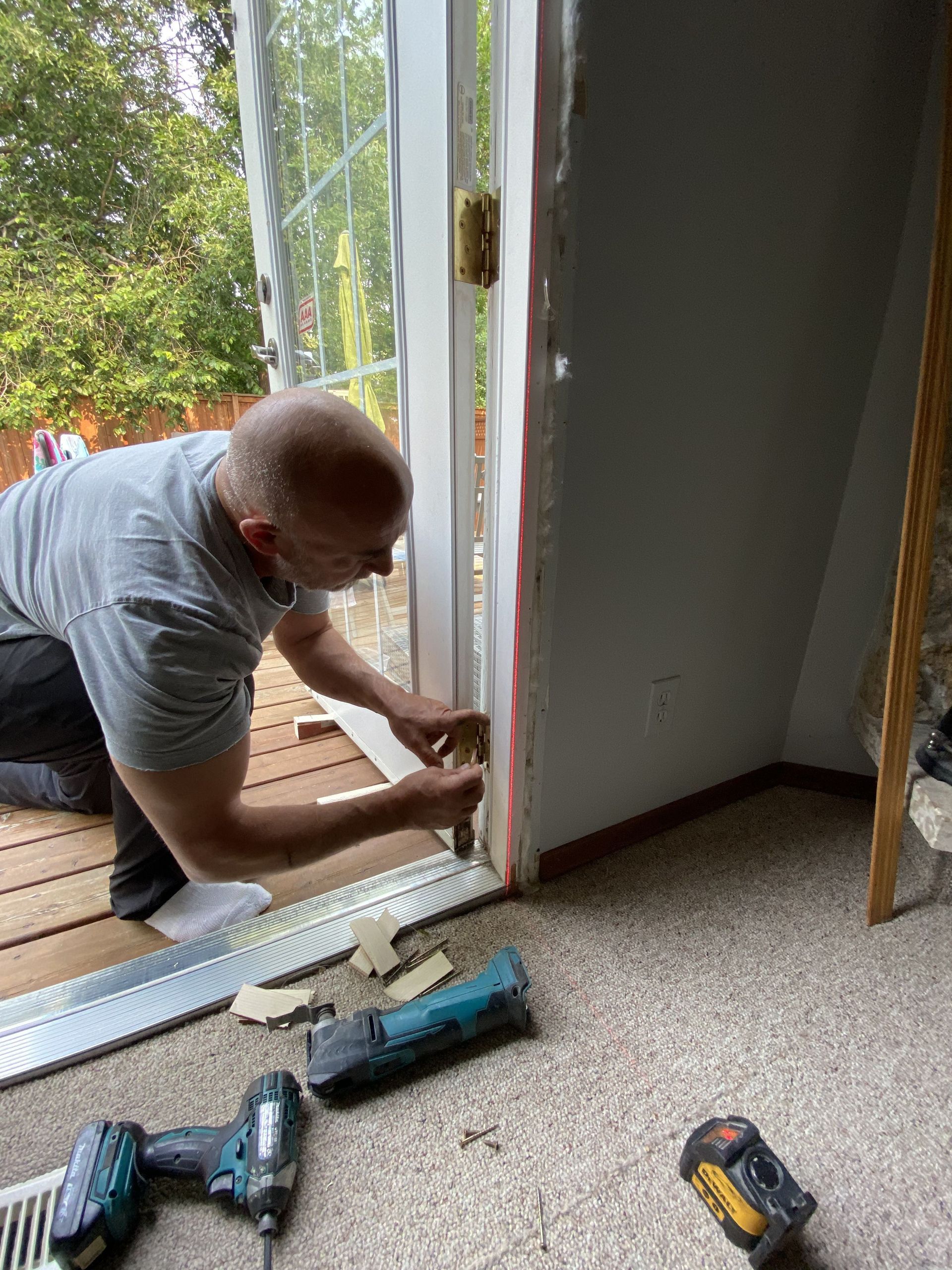 patio door frame repair