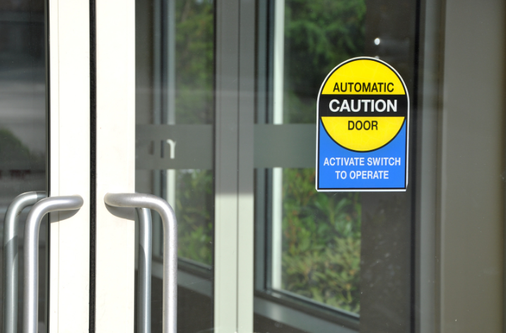 automatic door installation