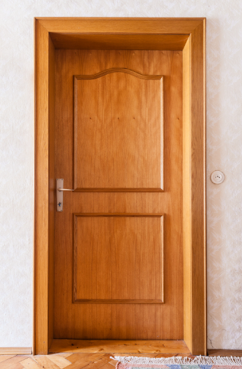 wooden door frame installation