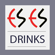Een logo voor een bedrijf genaamd eses drinks