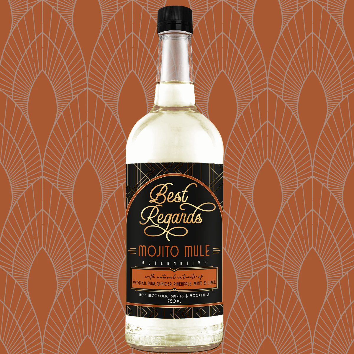 Mojito Mule Non-Alcoholic Cocktail - Alcohol Free Mocktail