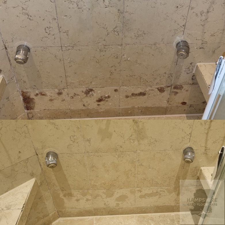 Limestone Staining Restoration Hampshire