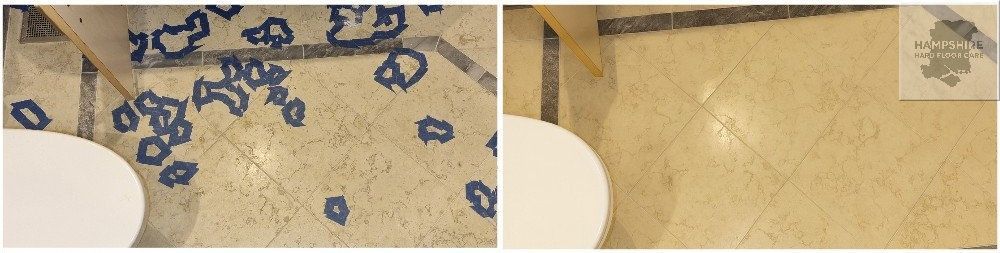 Limestone Floor Restoration Winchester