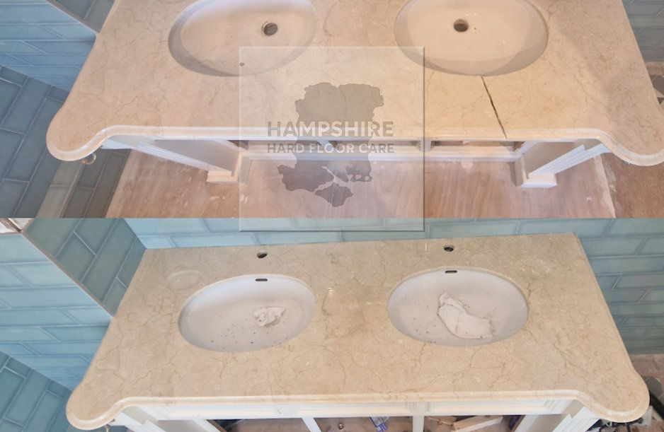 vanity unit  Restoration Cleaning Hampshire