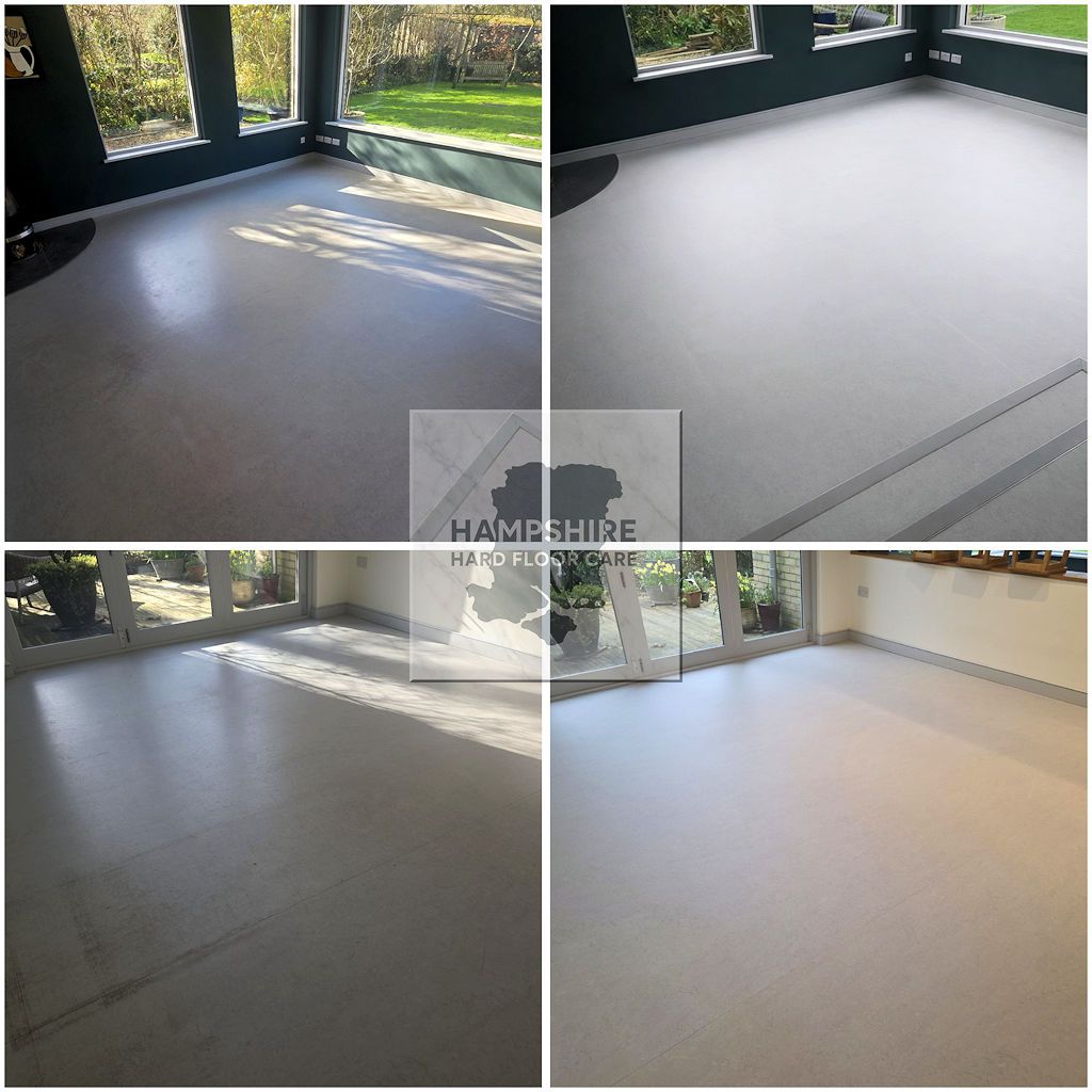 Marmoleum Linoleum Floor Cleaning and Restoration