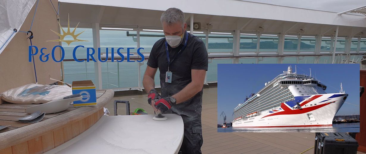 Cruise ship Stonework restoration