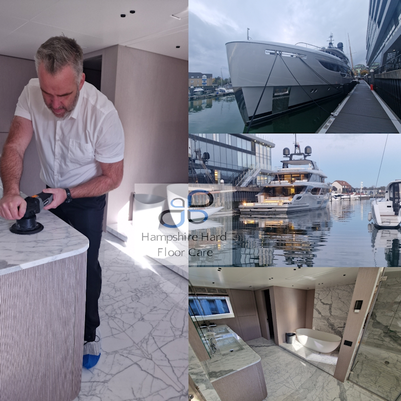 Marble on Super Yacht